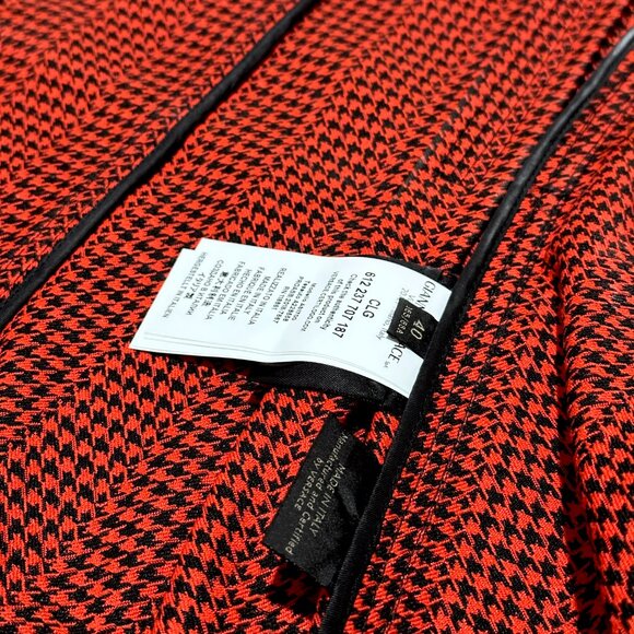 Versace Houndstooth Print Coat - Picture 9 of 10